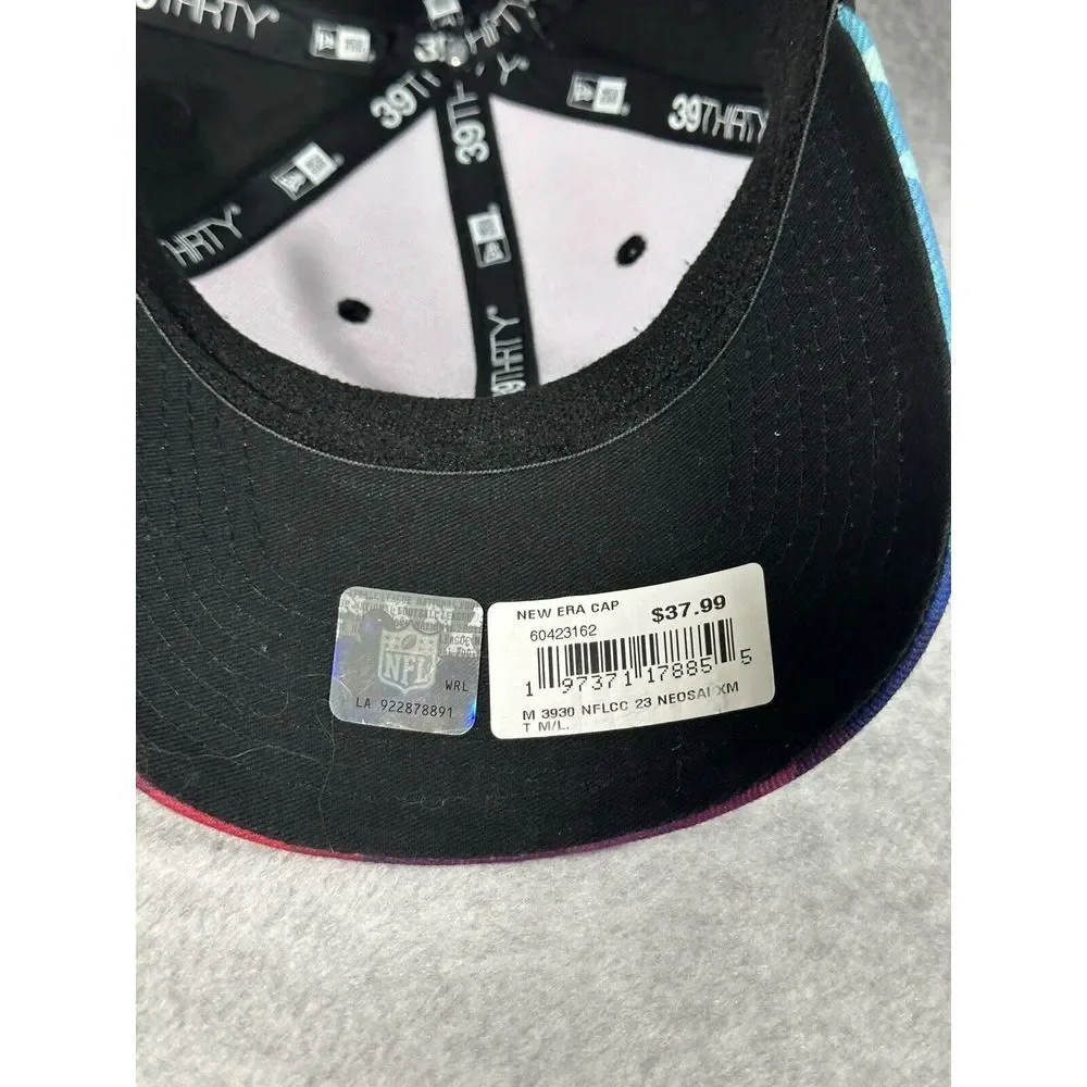 New Orlean Saints New Era Crucial Catch 39THIRTY Flex-Fit Hat Cap New Size M/L - Picture 7 of 7